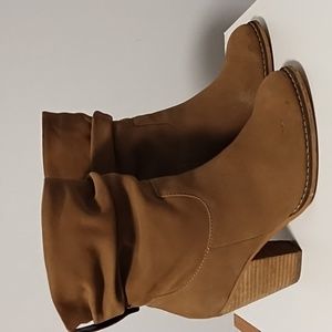 Sole Society Leather Heeled Boots
